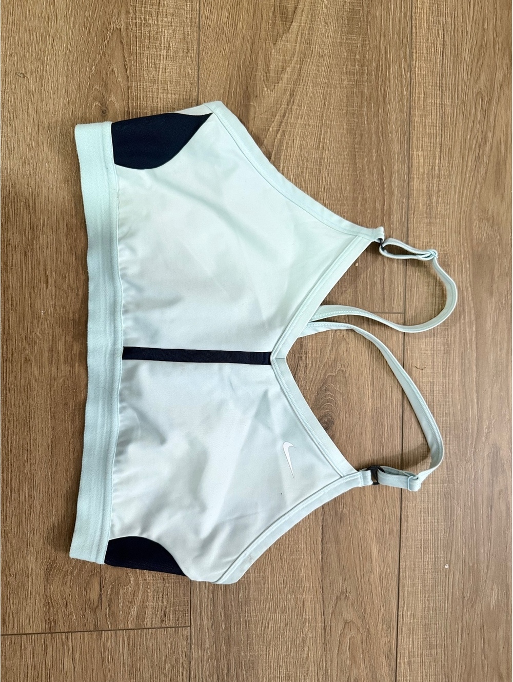 Nike Dri-FIT Women’s Light Blue Padded Racerback Sports Bra XXL Activewear